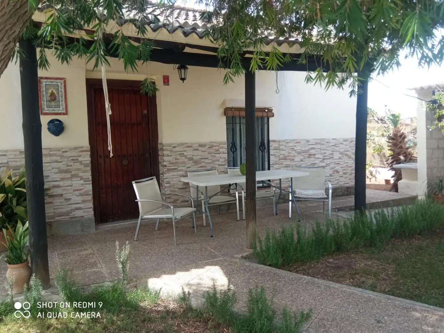 Terrassa de Casa o xalet en venda en Puerto Real amb Jardí privat, Piscina i Alarma