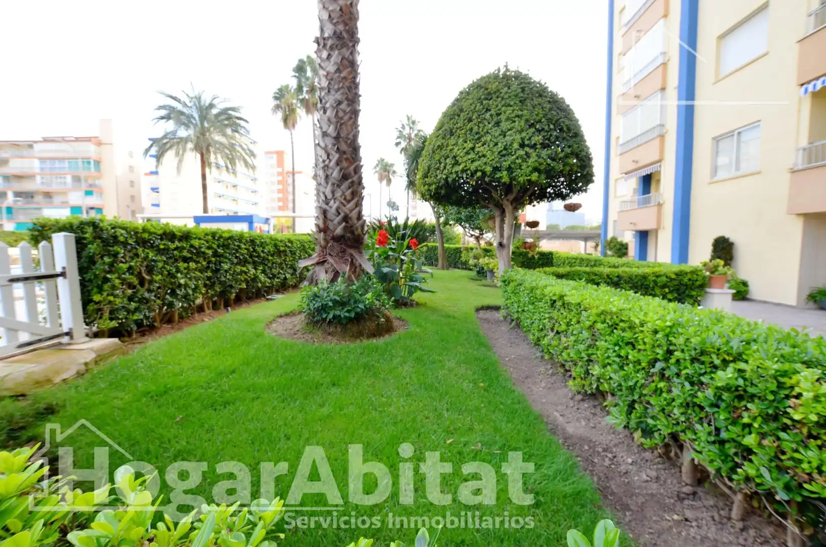 Garden of Flat for sale in Gandia  with Air Conditioner, Private garden and Community pool