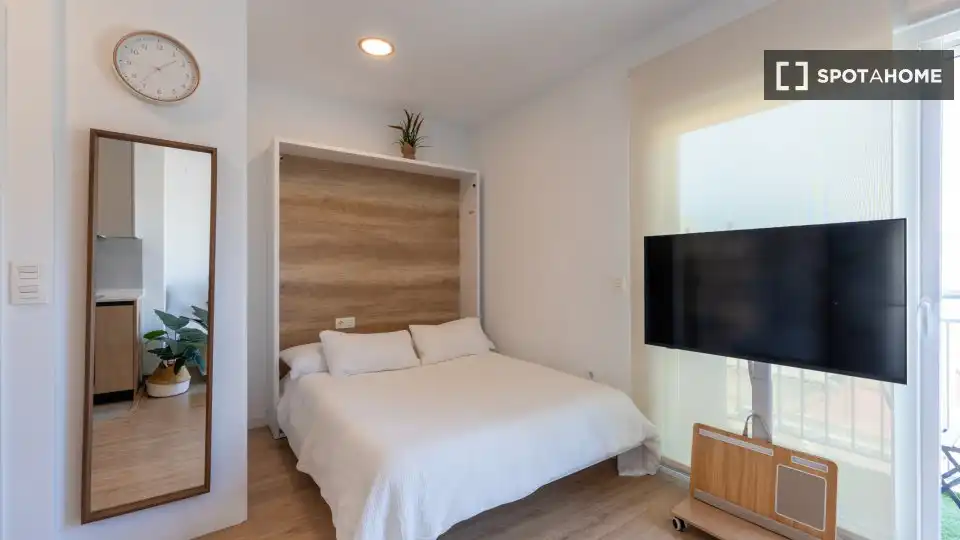 Bedroom of Study for share in Elche / Elx  with Air Conditioner, Terrace and Furnished