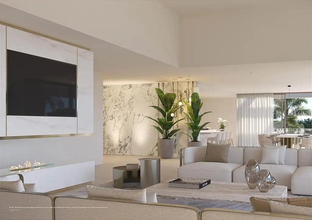 Sala d'estar de Casa o xalet en venda en Marbella amb Aire condicionat, Calefacció i Jardí privat