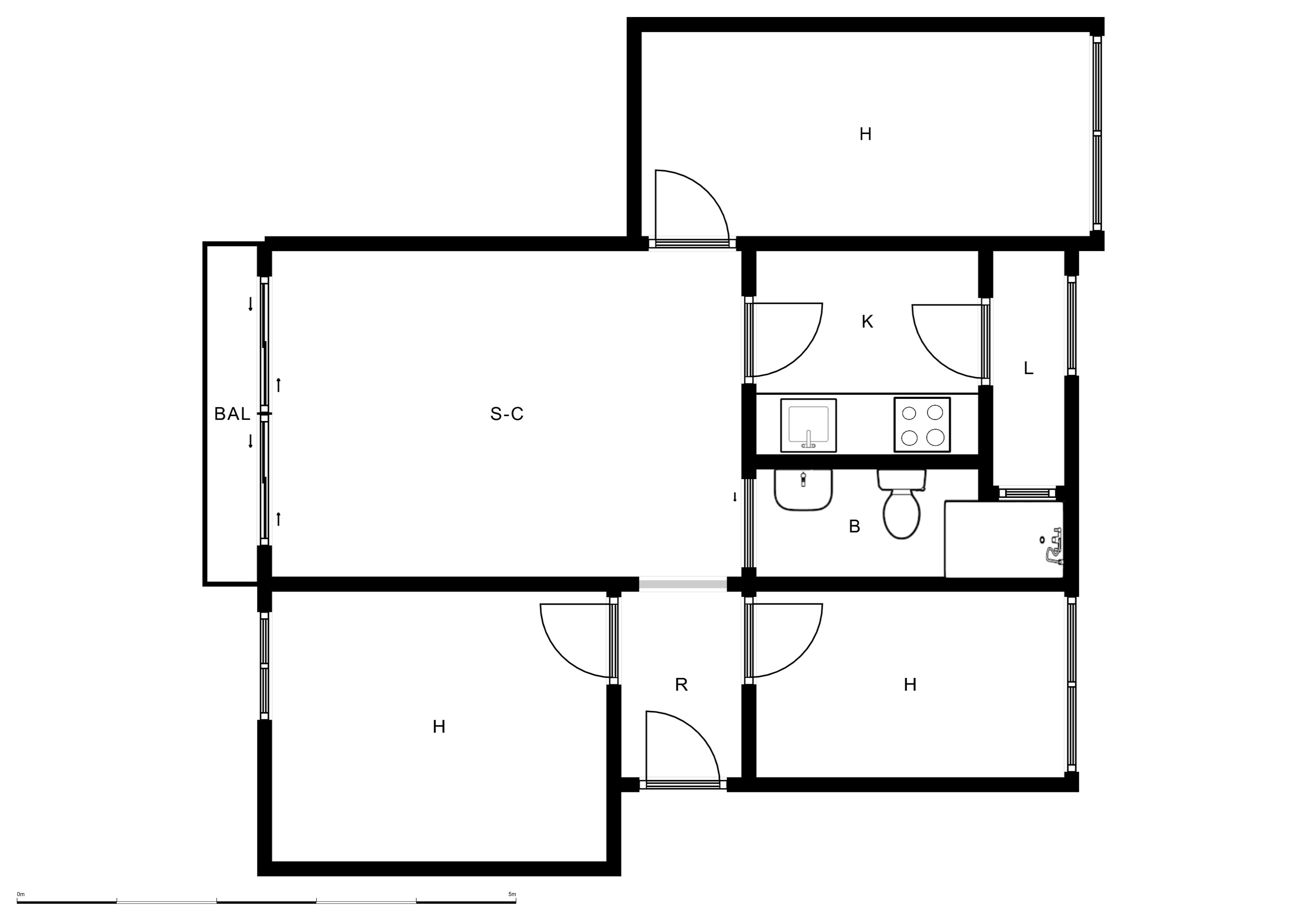 Piso en venta en Badalona con Terraza