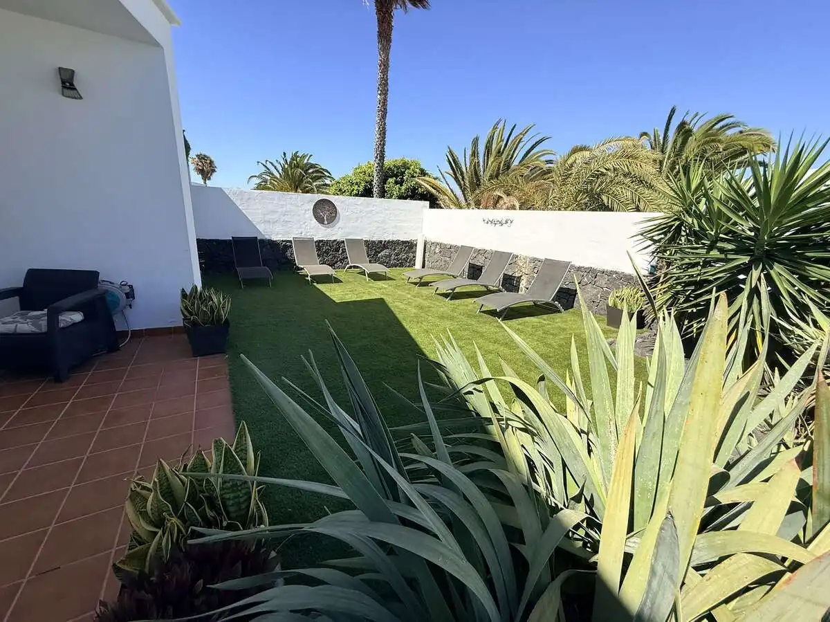 Terraza de Casa o chalet en venta en Yaiza con Aire acondicionado, Jardín privado y Piscina