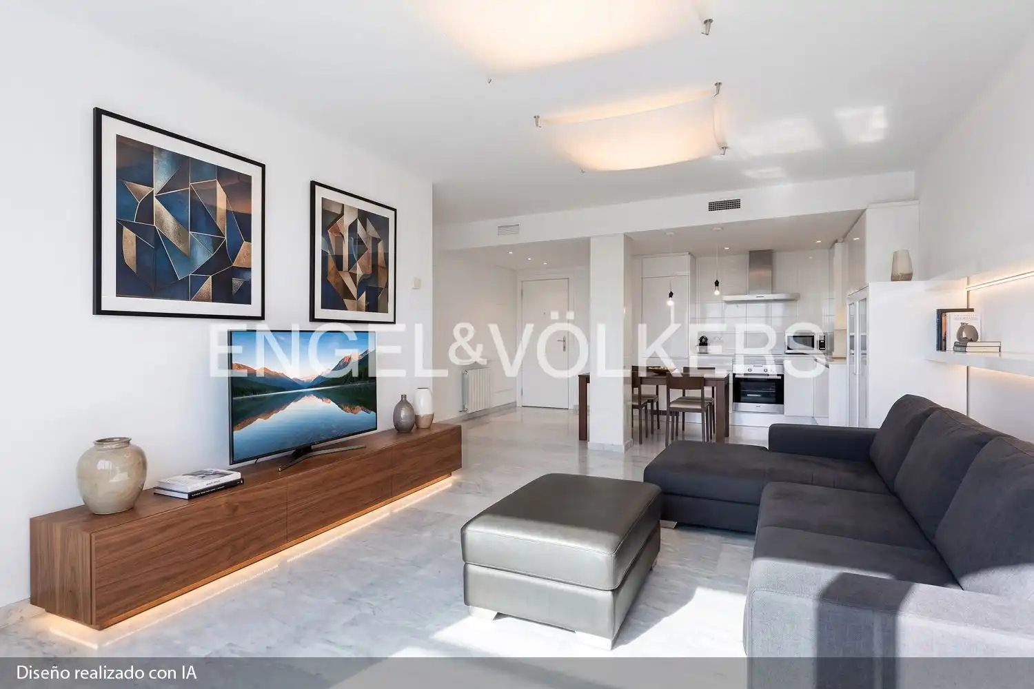 Living room of Attic for sale in Valencia  with Air Conditioner, Heating and Terrace