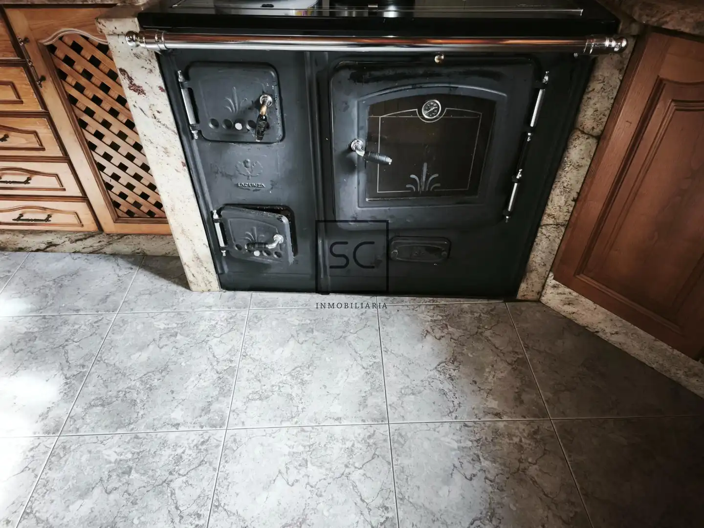 Cocina de Casa o chalet en venta en Narón con Trastero y Piscina
