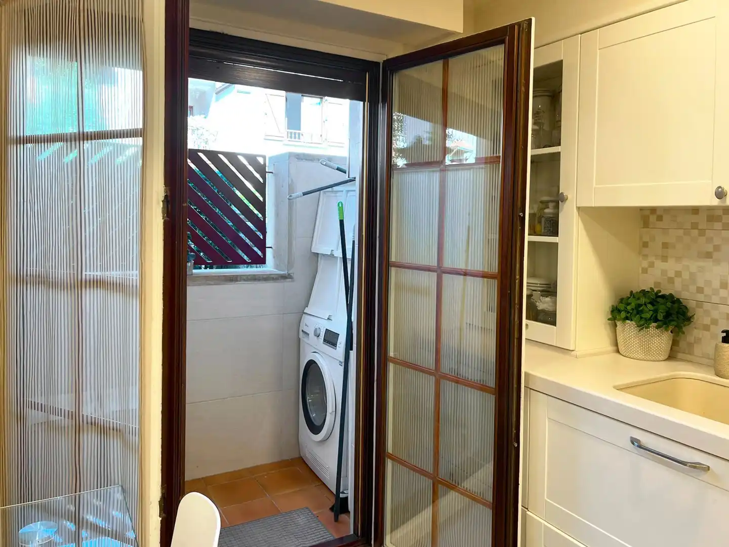 Cocina de Casa adosada en venta en Zarautz con Aire acondicionado, Calefacción y Jardín privado