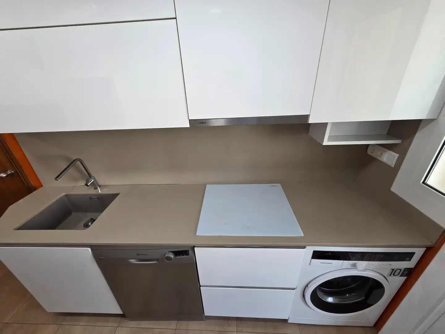 Küche von Wohnung zum Verkauf in Vilafranca del Penedès mit Klimaanlage, Heizung und Parkett