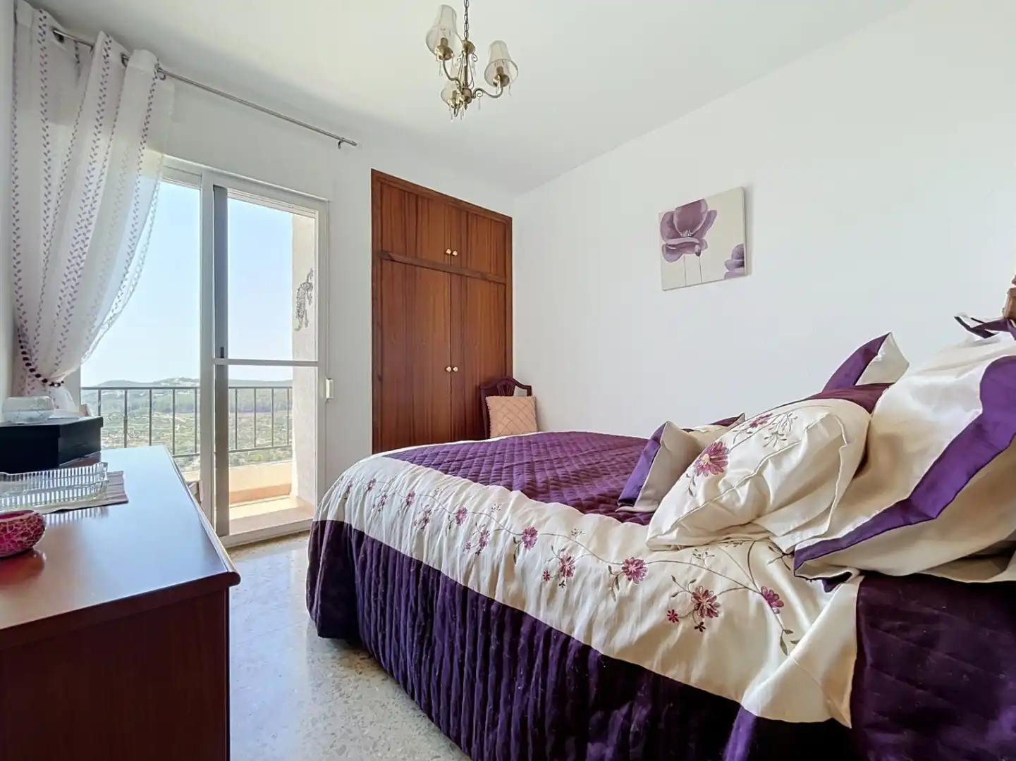 Dormitori de Casa o xalet en venda en Callosa d'en Sarrià amb Aire condicionat, Jardí privat i Terrassa