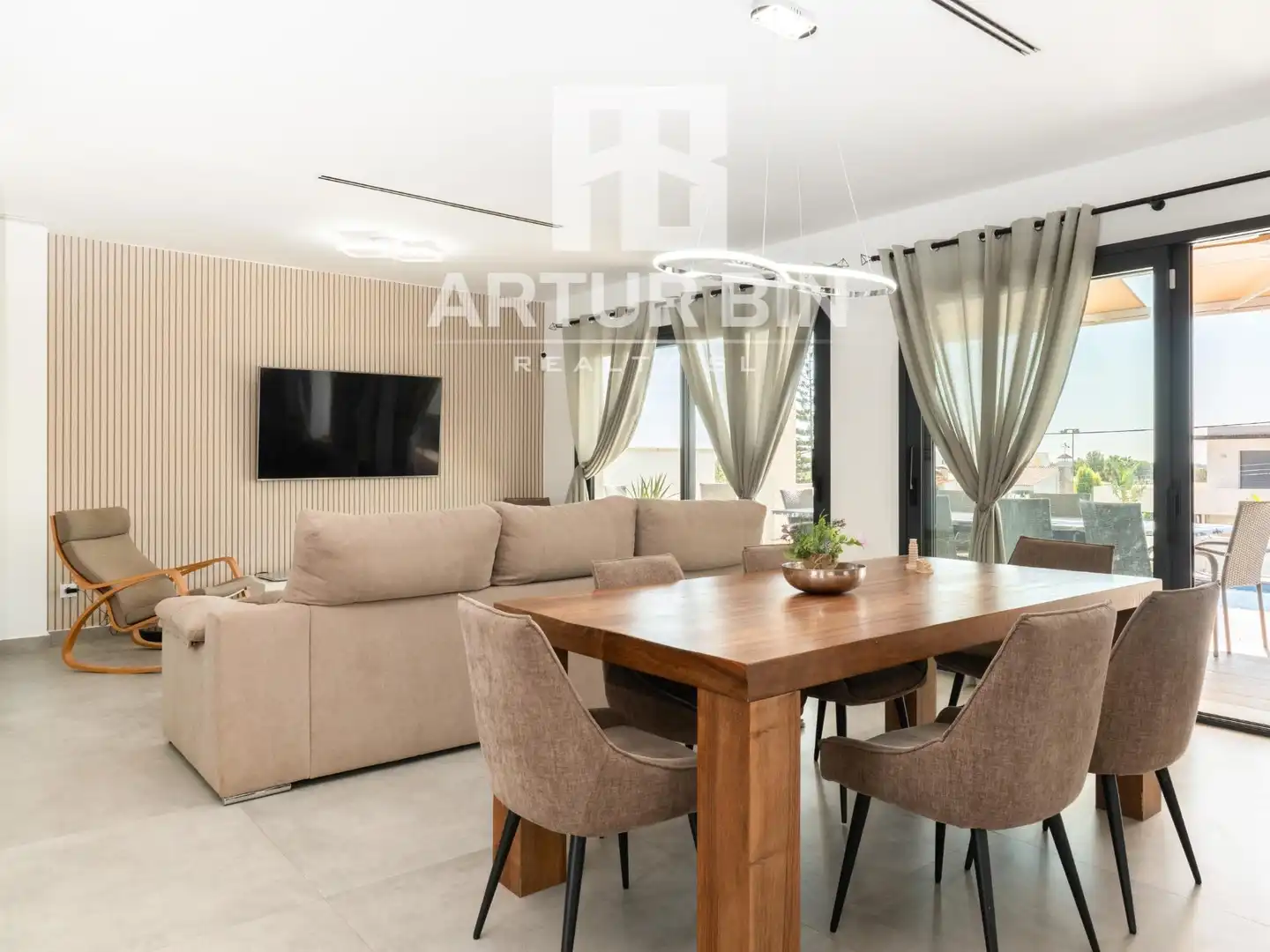 Sala de estar de Casa o chalet en venta en Bétera con Aire acondicionado, Calefacción y Jardín privado