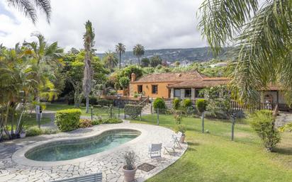 Garten von Haus oder Chalet zum verkauf in La Orotava mit Terrasse, Schwimmbad und Balkon