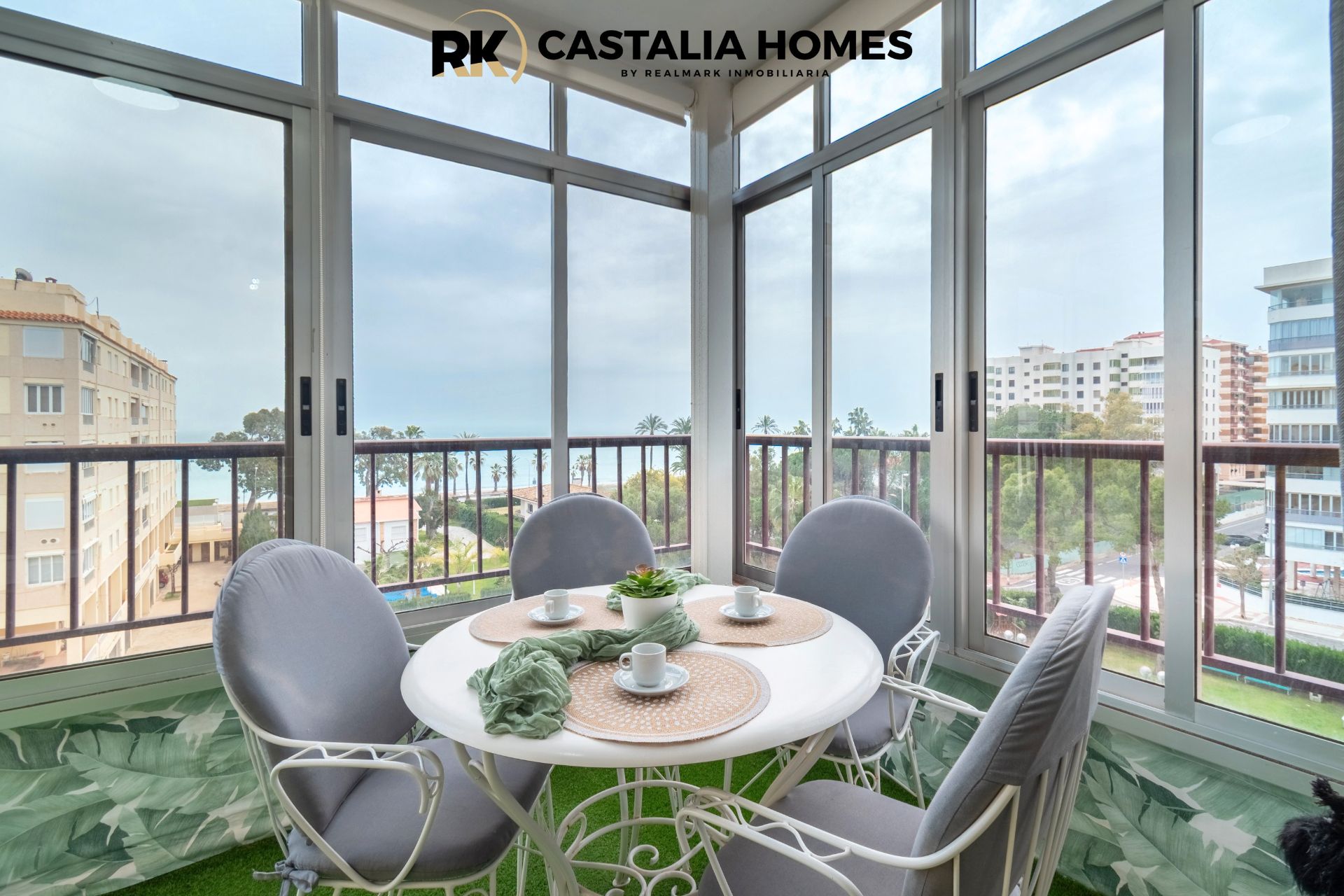 Terrassa de Apartament en venda en Benicasim / Benicàssim amb Terrassa i Piscina comunitària