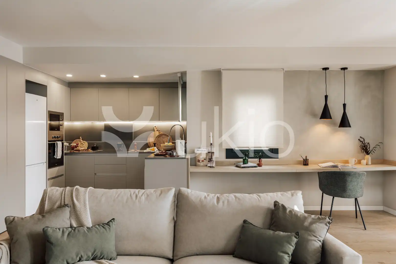 Living room of Apartments for rent in Barcelona  with Air Conditioner, Heating and Terrace