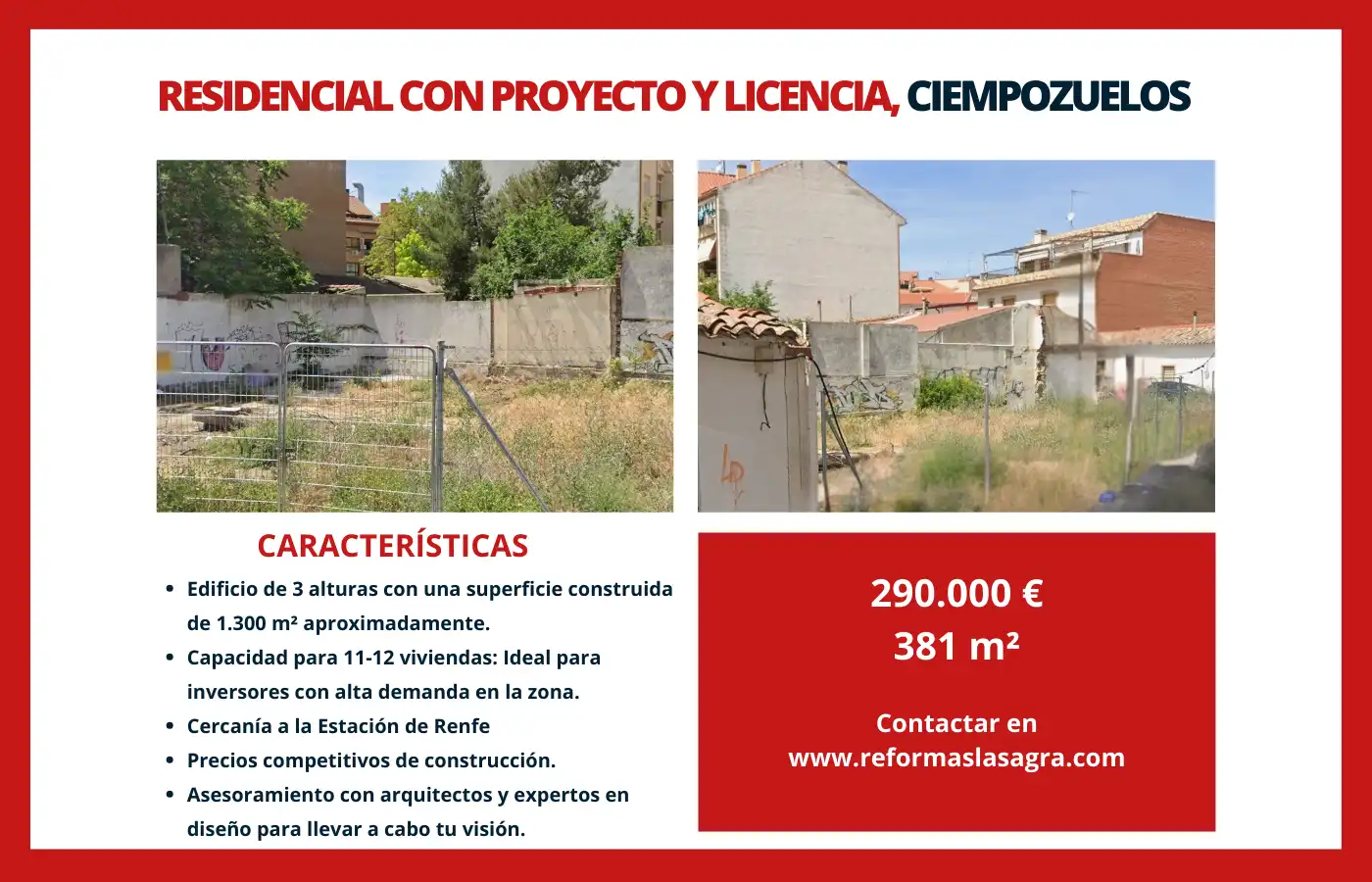 Terreno residenziale in vendita a Casco Antiguo Norte