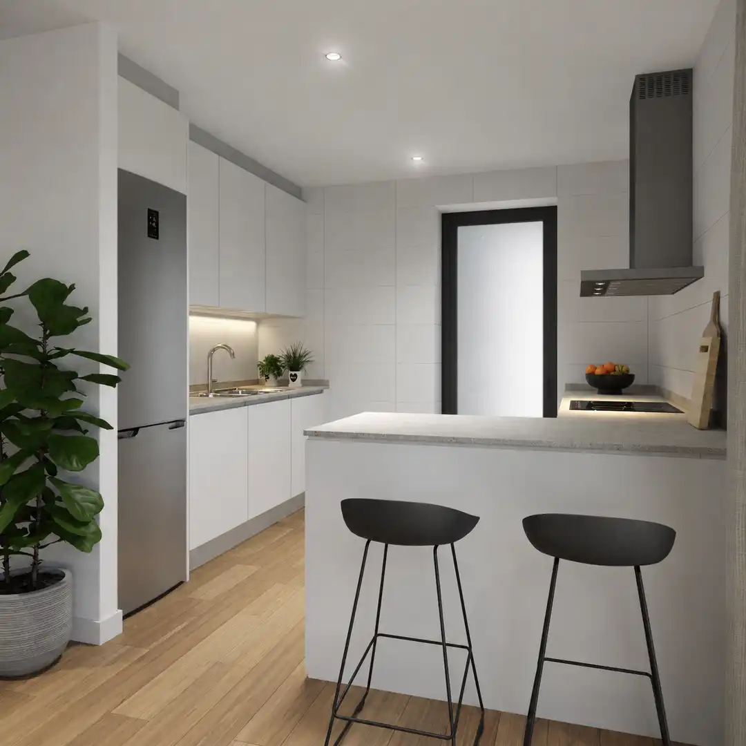 Cocina de Ático en venta en Málaga con Aire acondicionado, Calefacción y Terraza