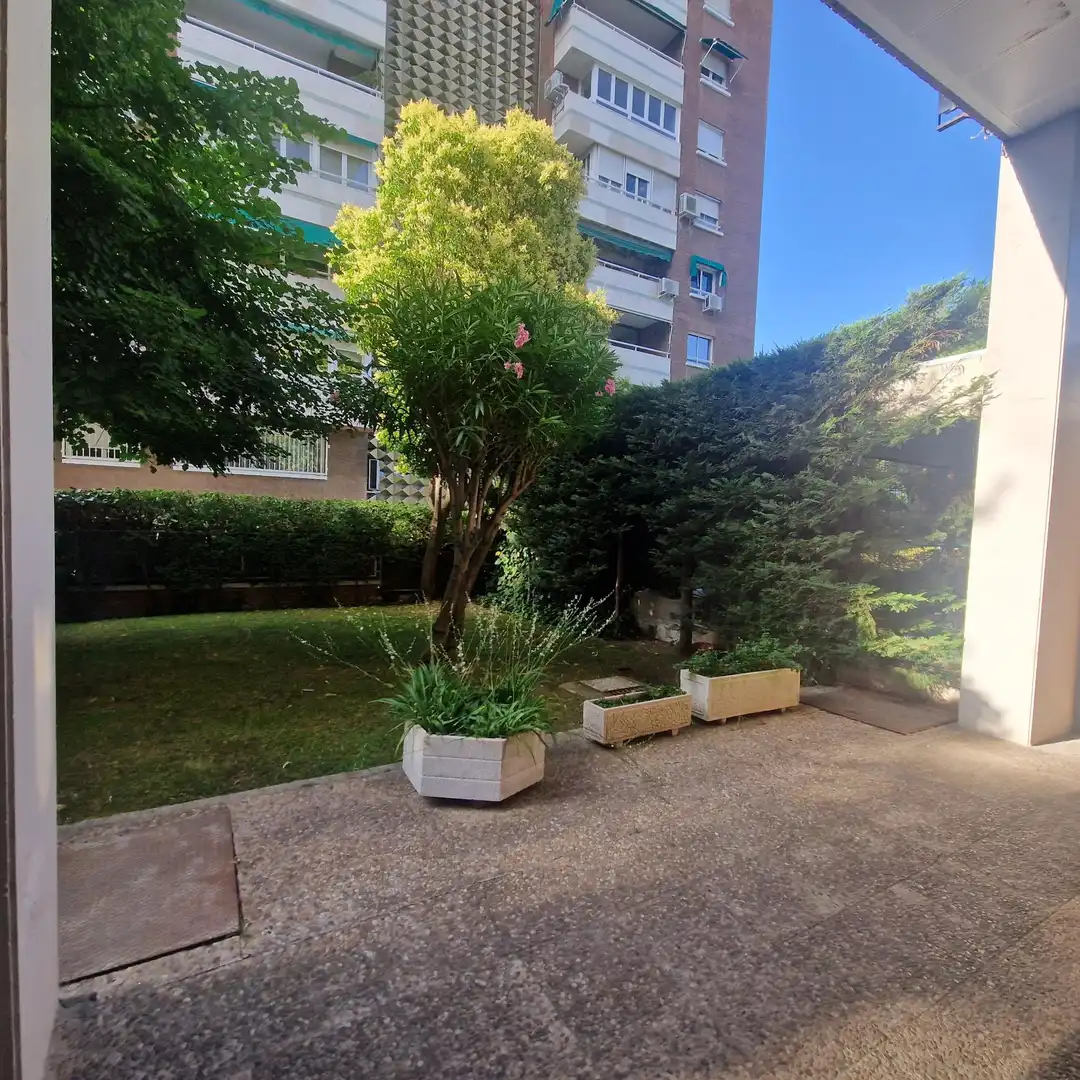 Garden of Flat for sale in Madrid  with Air Conditioner, Heating and Private garden