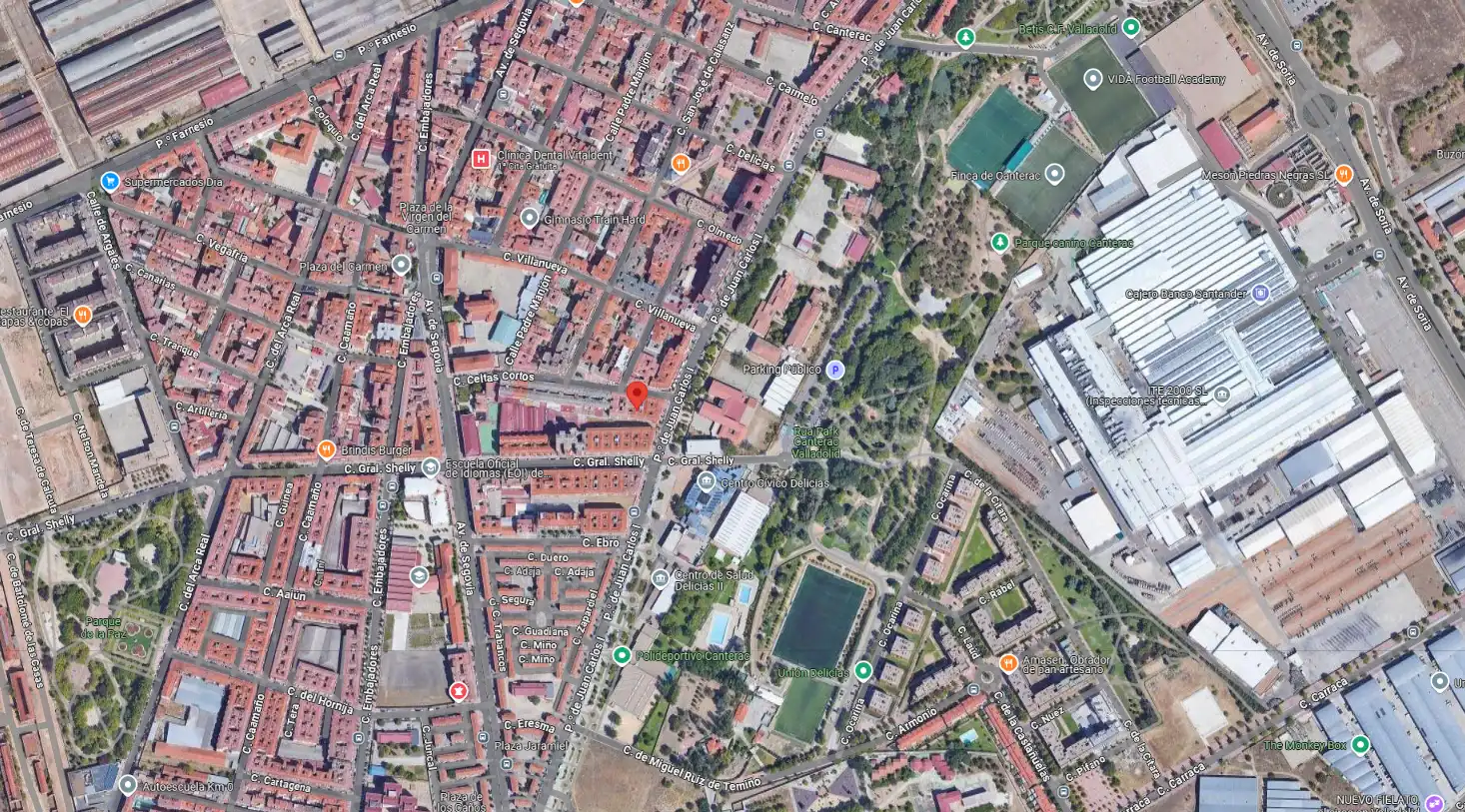Vista exterior de Pis en venda en Valladolid