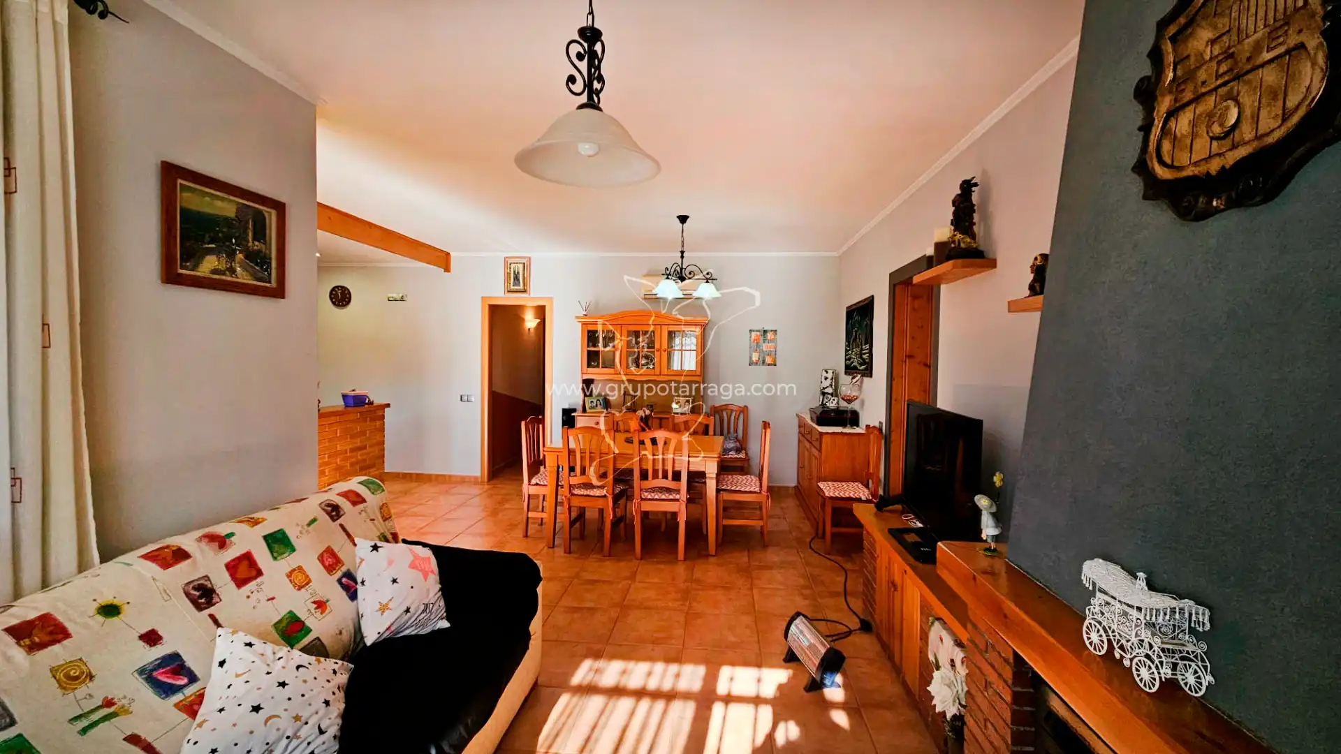 Sala de estar de Casa o chalet en venta en Lloret de Mar con Aire acondicionado, Jardín privado y Piscina
