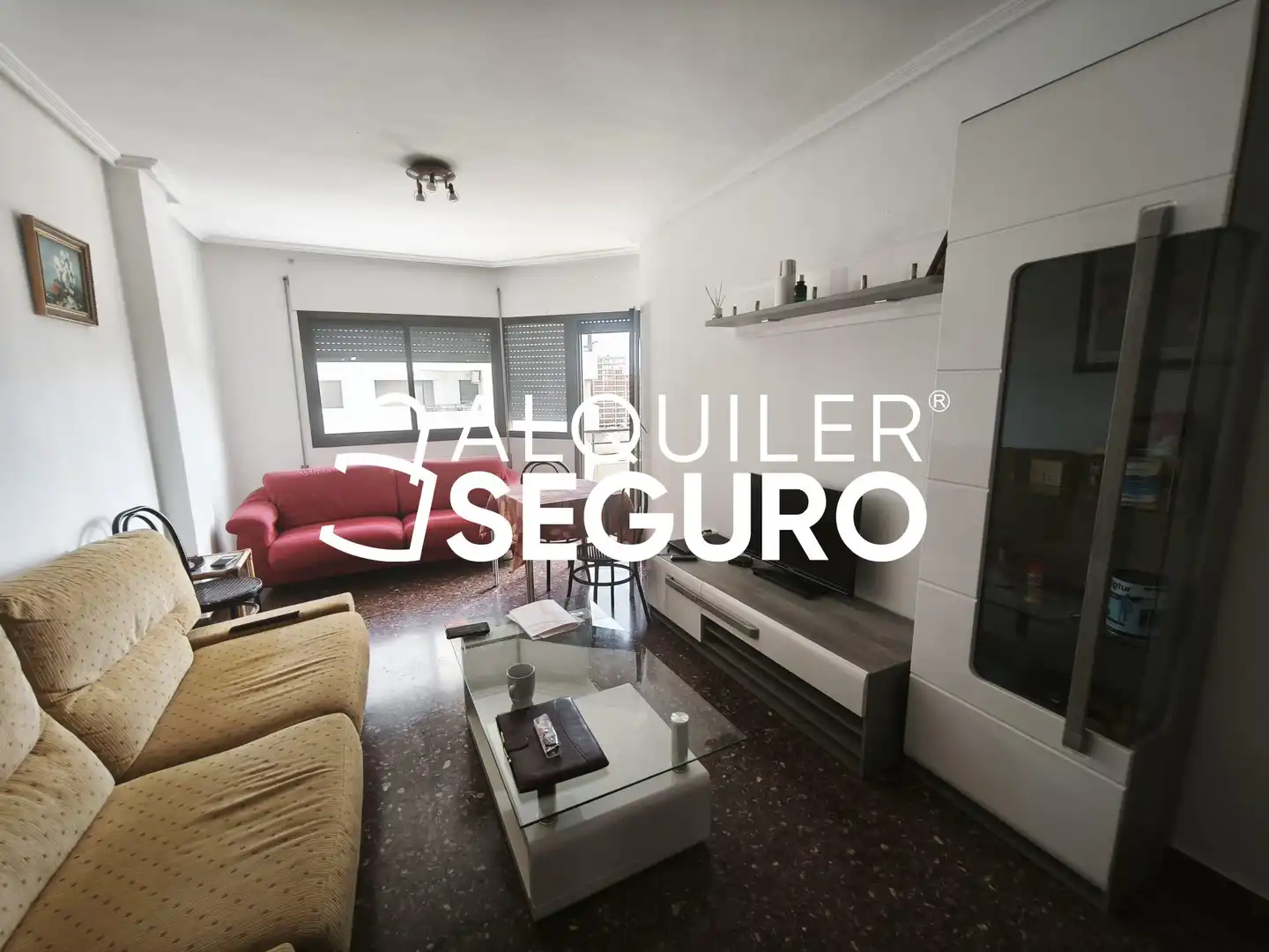 Sala de estar de Piso de alquiler en Zaragoza con Calefacción, Terraza y Trastero