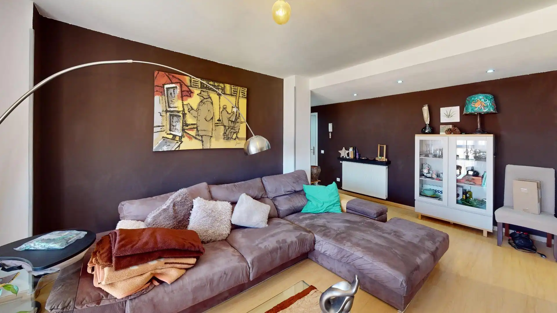 Living room of Flat for sale in El Molar (Madrid)  with Heating, Private garden and Storage room