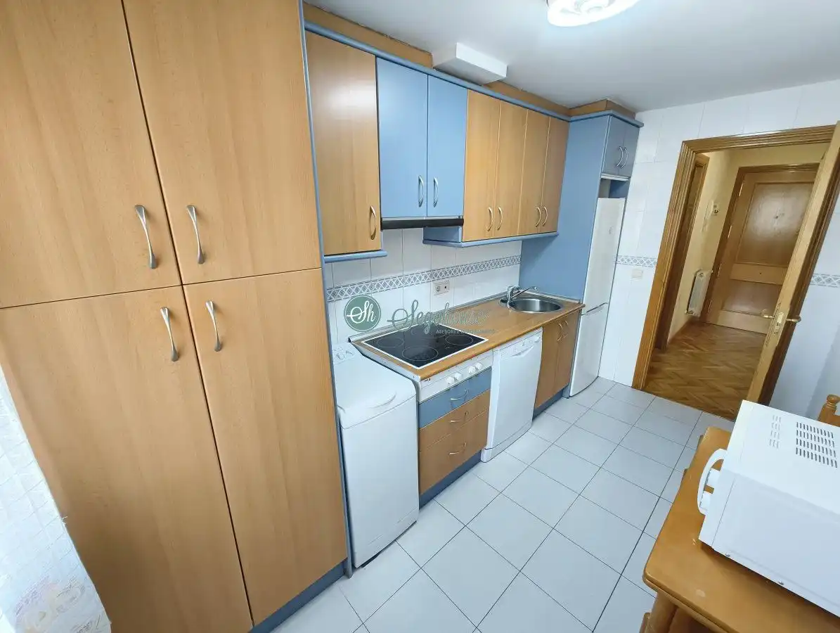 Kitchen of Flat for sale in Segovia  with Heating, Storage room and Furnished
