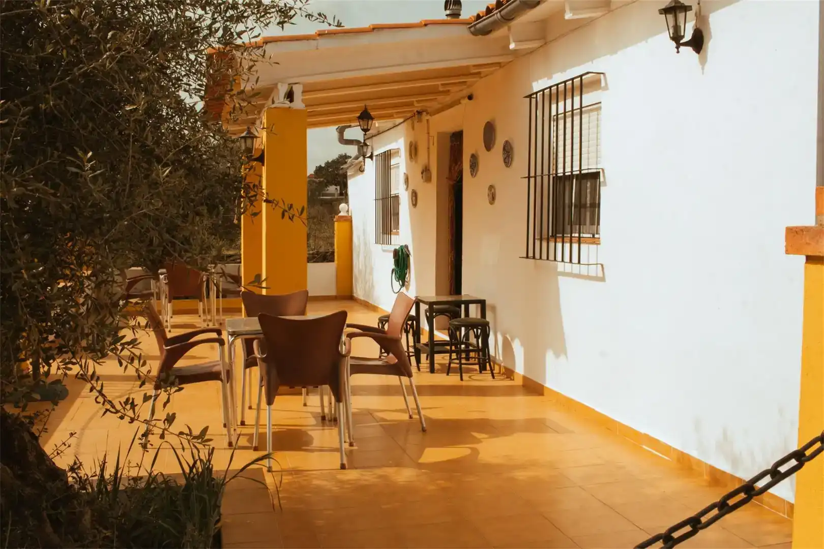 Terrassa de Casa o xalet en venda en Jerez de los Caballeros amb Aire condicionat, Jardí privat i Traster