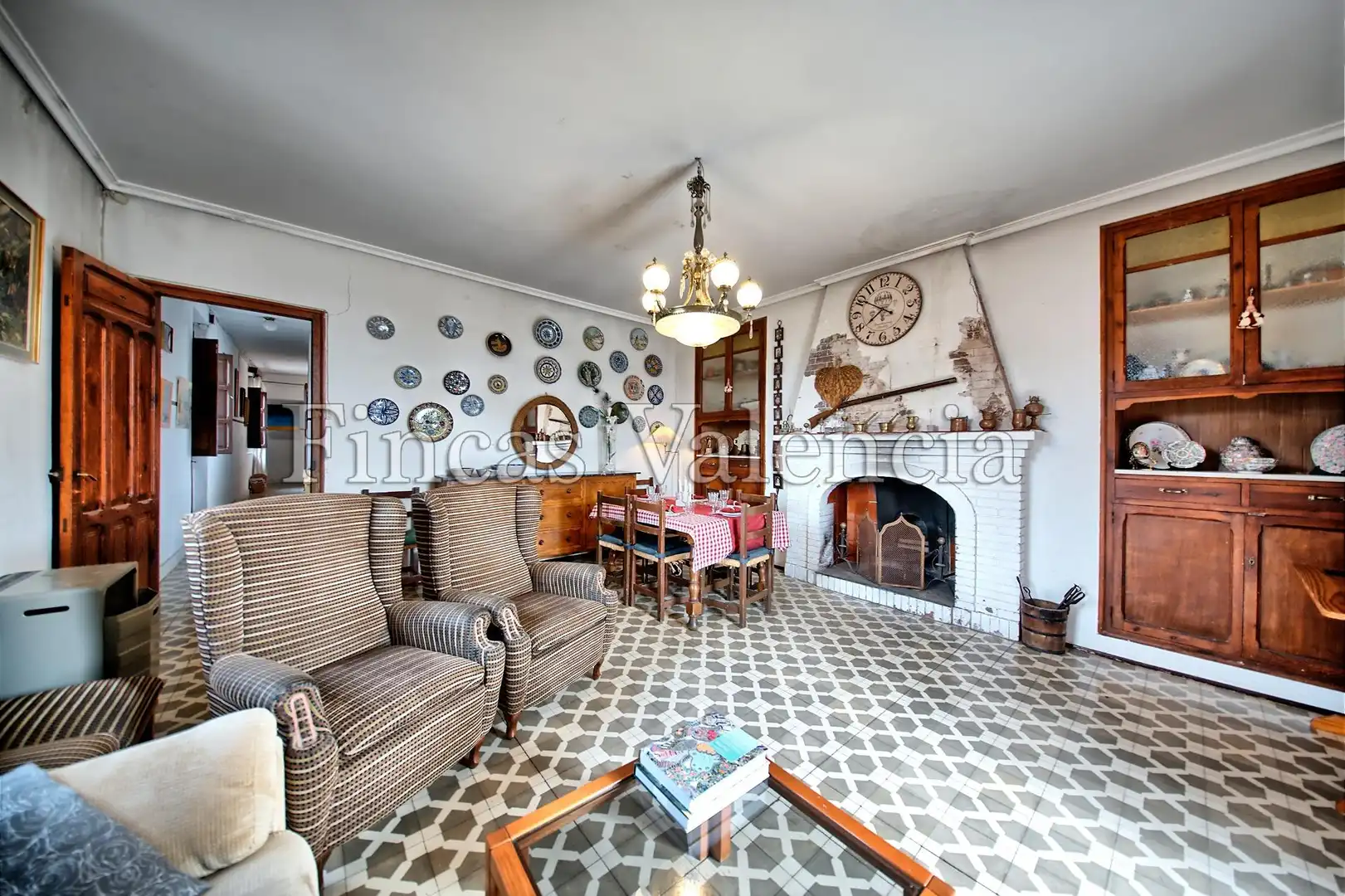 Sala de estar de Finca rústica en venta en Alcoy / Alcoi con Terraza, Trastero y Piscina