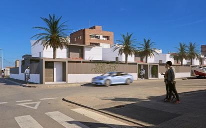 Vista exterior de Casa o xalet en venda en Níjar amb Aire condicionat, Calefacció i Jardí privat