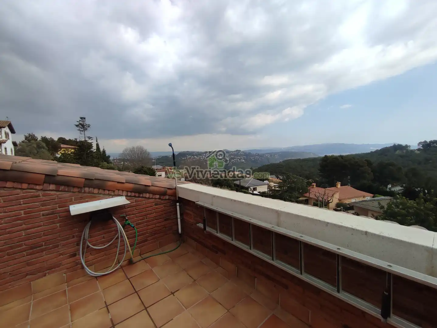 Terrassa de Casa o xalet en venda en Cervelló amb Calefacció, Jardí privat i Terrassa