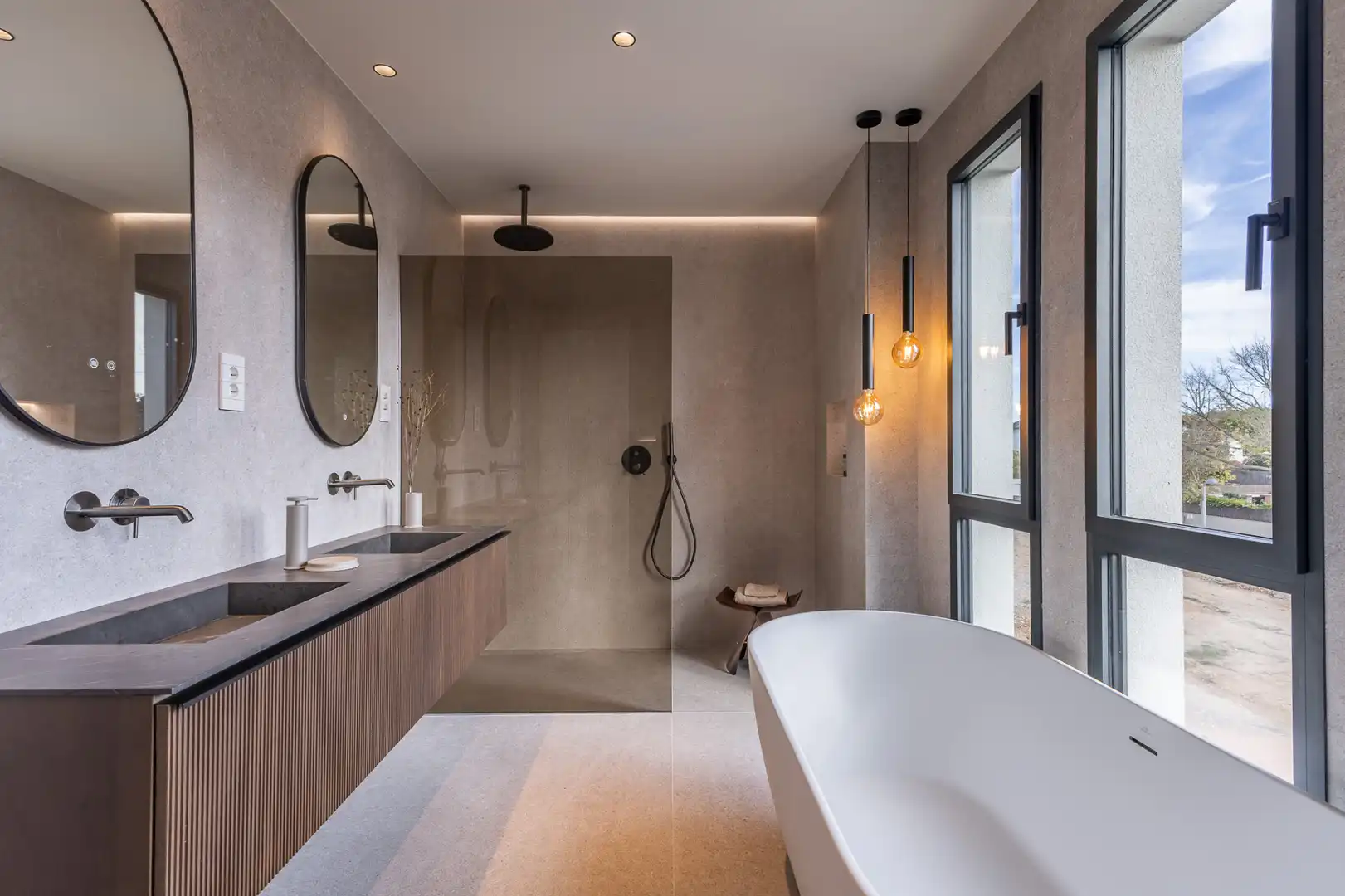 Bathroom of Houses for sale in Sant Cugat del Vallès  with Air Conditioner, Heating and Private garden
