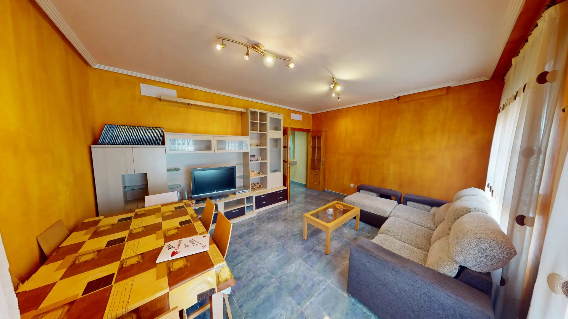 Sala d'estar de Pis en venda en San Isidro amb Aire condicionat, Moblat i Balcó