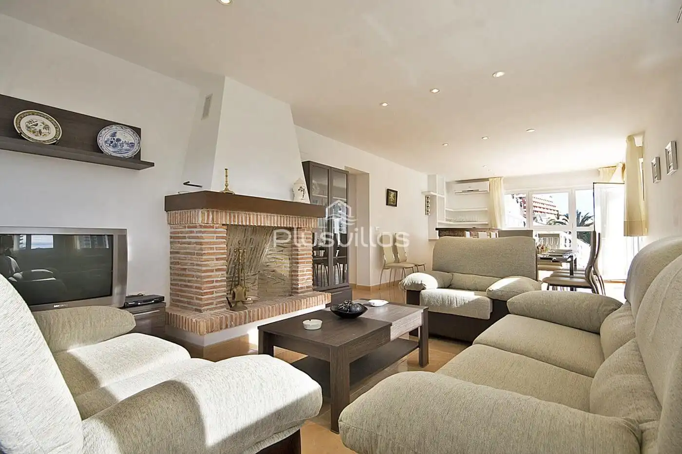 Sala d'estar de Casa o xalet en venda en Calpe / Calp