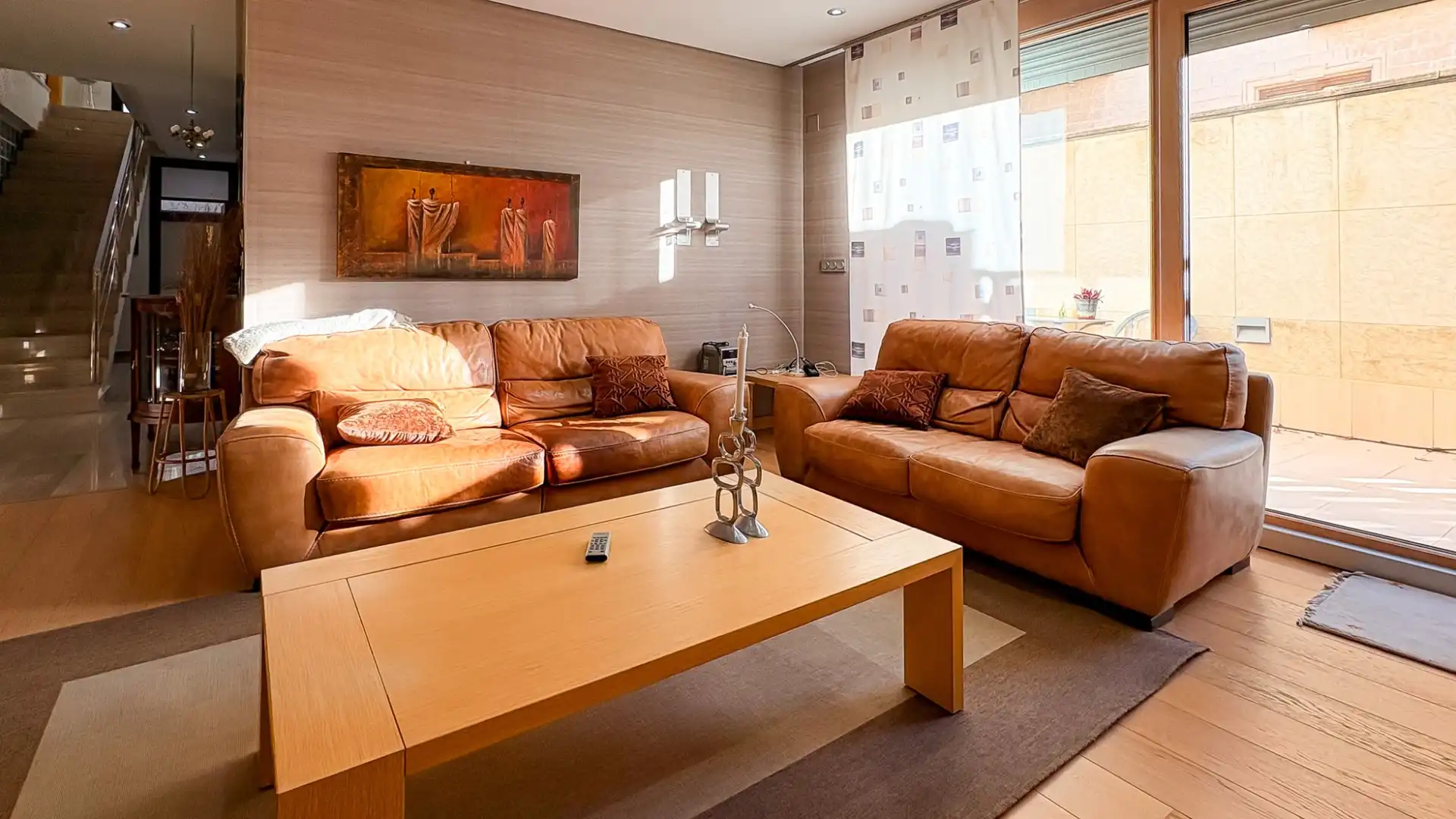Sala de estar de Casa o chalet en venta en Guardamar del Segura con Aire acondicionado, Jardín privado y Terraza