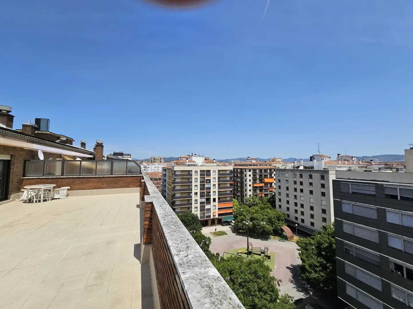 Terrace of Attic for sale in  Pamplona / Iruña  with Heating, Parquet flooring and Terrace