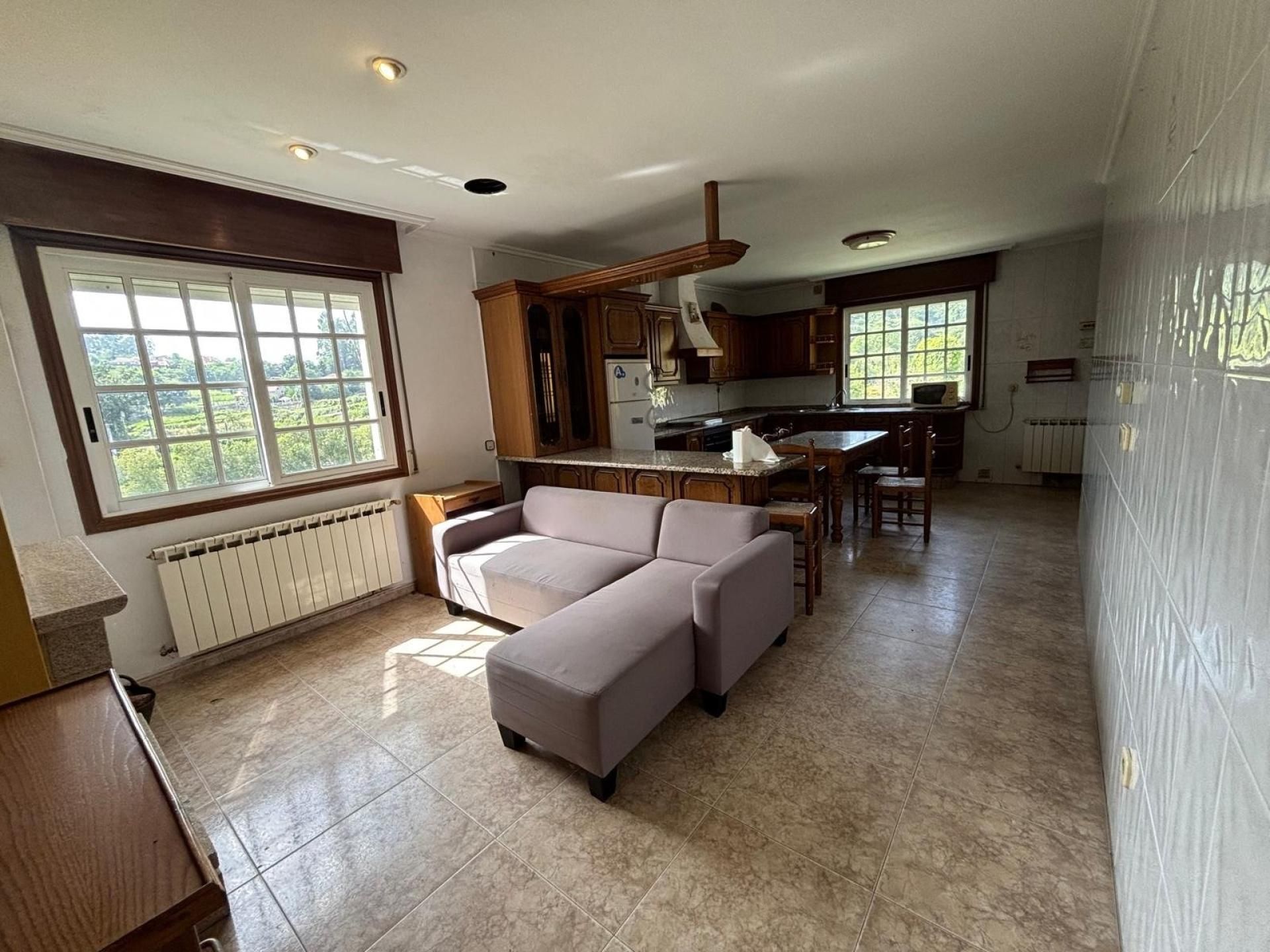 Living room of House or chalet for sale in Pazos de Borbén  with Heating, Terrace and Balcony