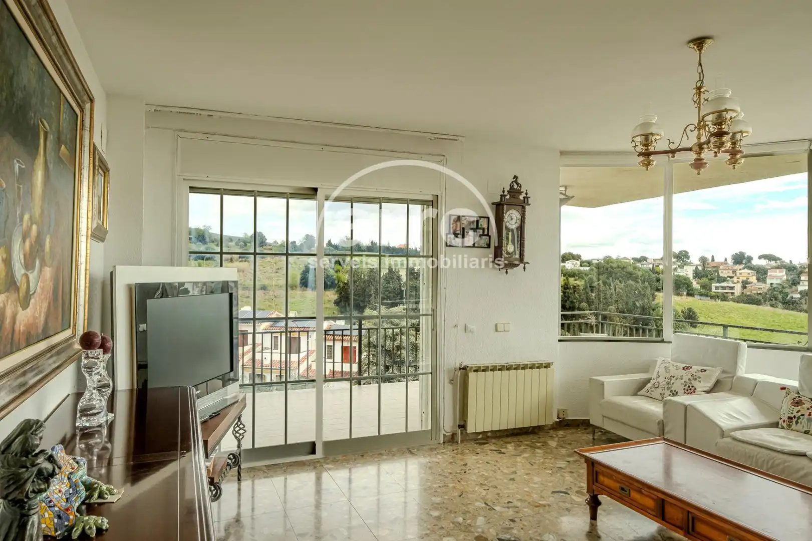 Sala de estar de Casa o chalet en venta en Arenys de Mar con Calefacción, Jardín privado y Terraza