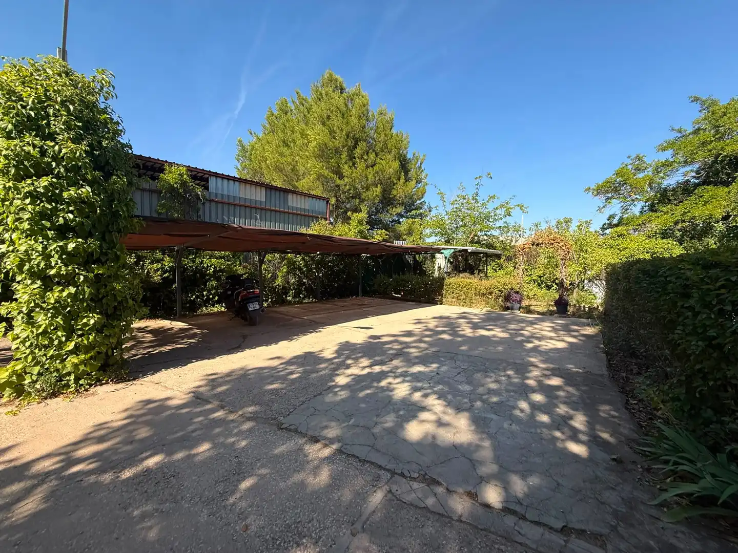 Vista exterior de Casa o chalet en venta en Argamasilla de Alba con Jardín privado, Terraza y Piscina
