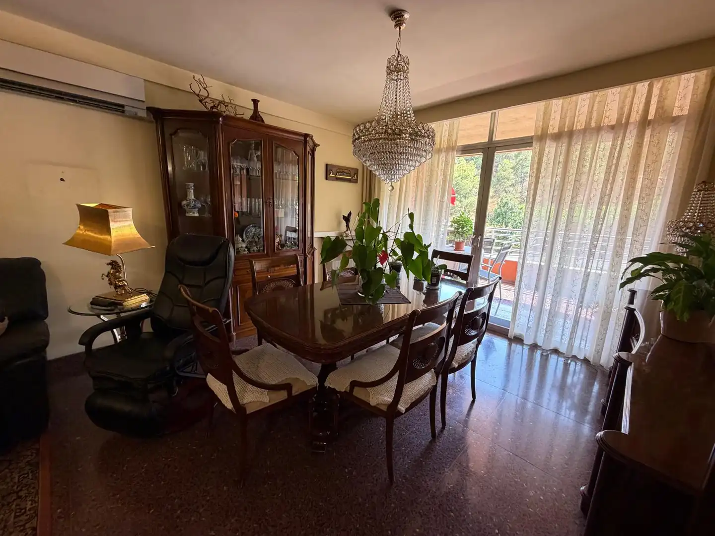 Dining room of Flat for sale in Lleida  with Air Conditioner, Heating and Furnished