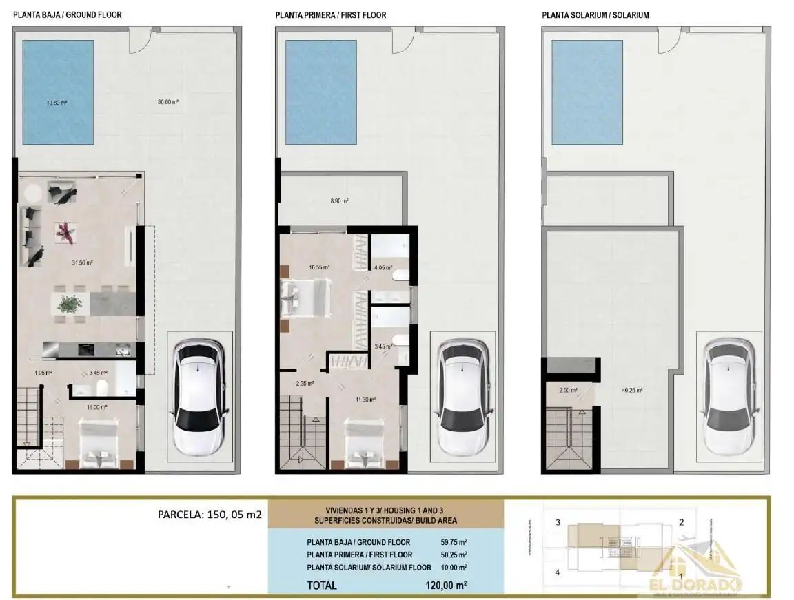Casa o chalet en venta en San Javier con Aire acondicionado, Calefacción y Terraza