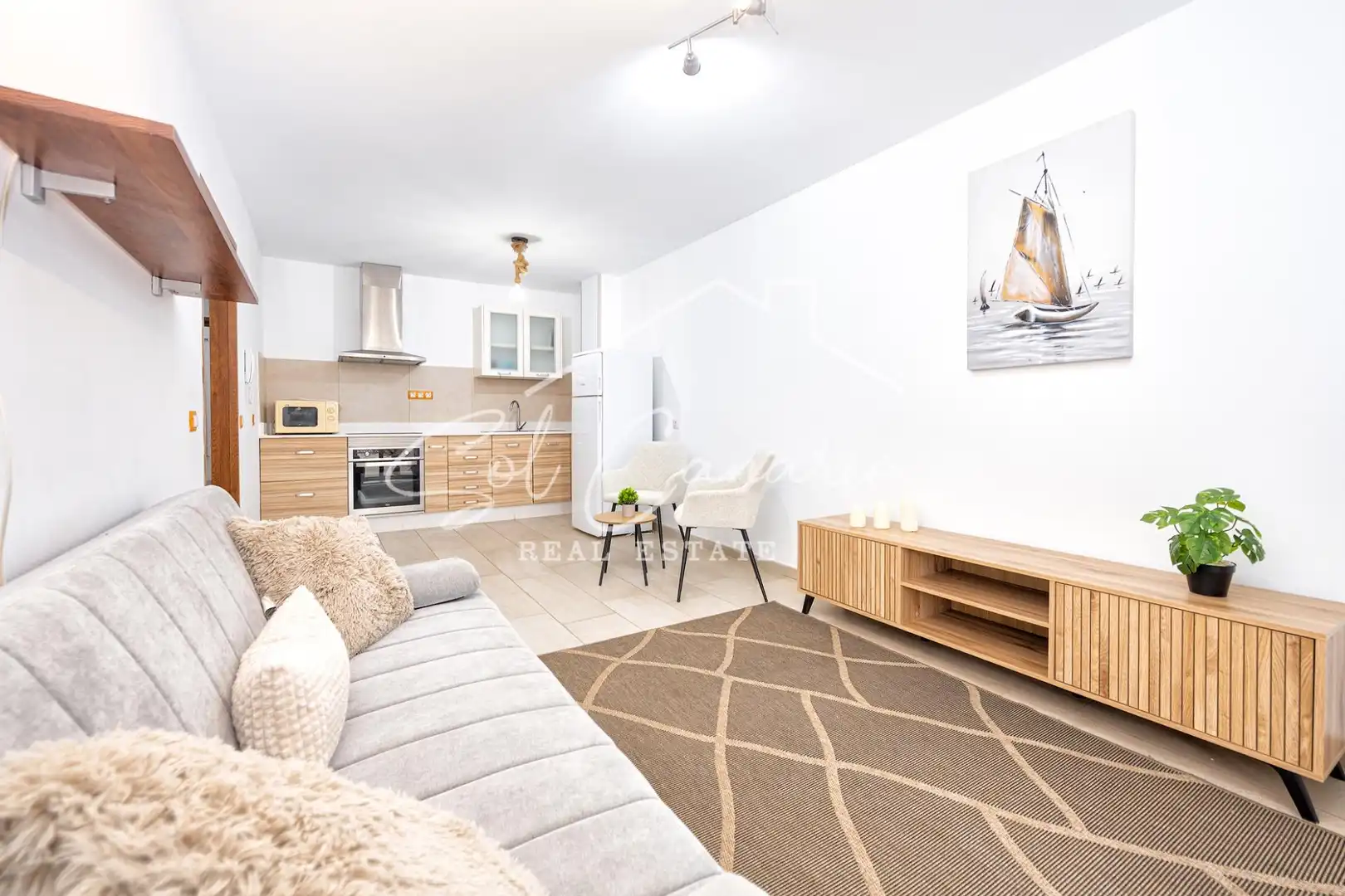 Wohnzimmer von Wohnung zur Miete in Playa del Hombre - Taliarte - Salinetas