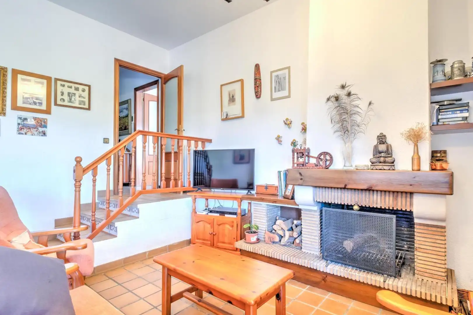 Sala de estar de Casa o chalet en venta en Blanes con Calefacción, Jardín privado y Piscina