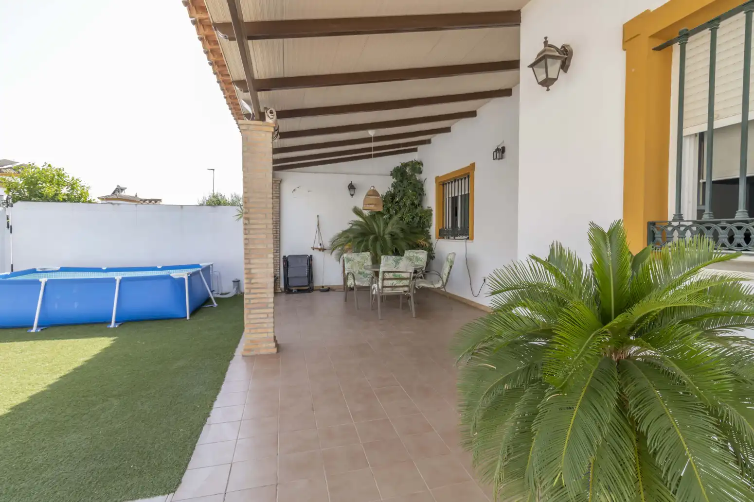Terrassa de Casa adosada en venda en Gines amb Aire condicionat, Jardí privat i Terrassa
