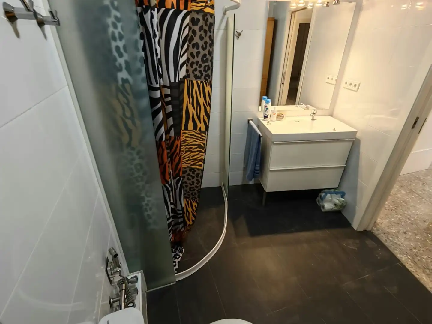 Bathroom of Flat for rent in Murcia  with Air Conditioner, Heating and Furnished