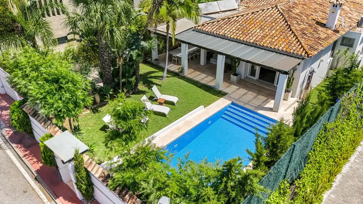Garden of Houses for rent in Marbella  with Air Conditioner, Private garden and Terrace