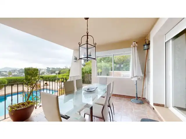 Terraza de Casa o chalet en venta en Moraira con Aire acondicionado, Calefacción y Jardín privado