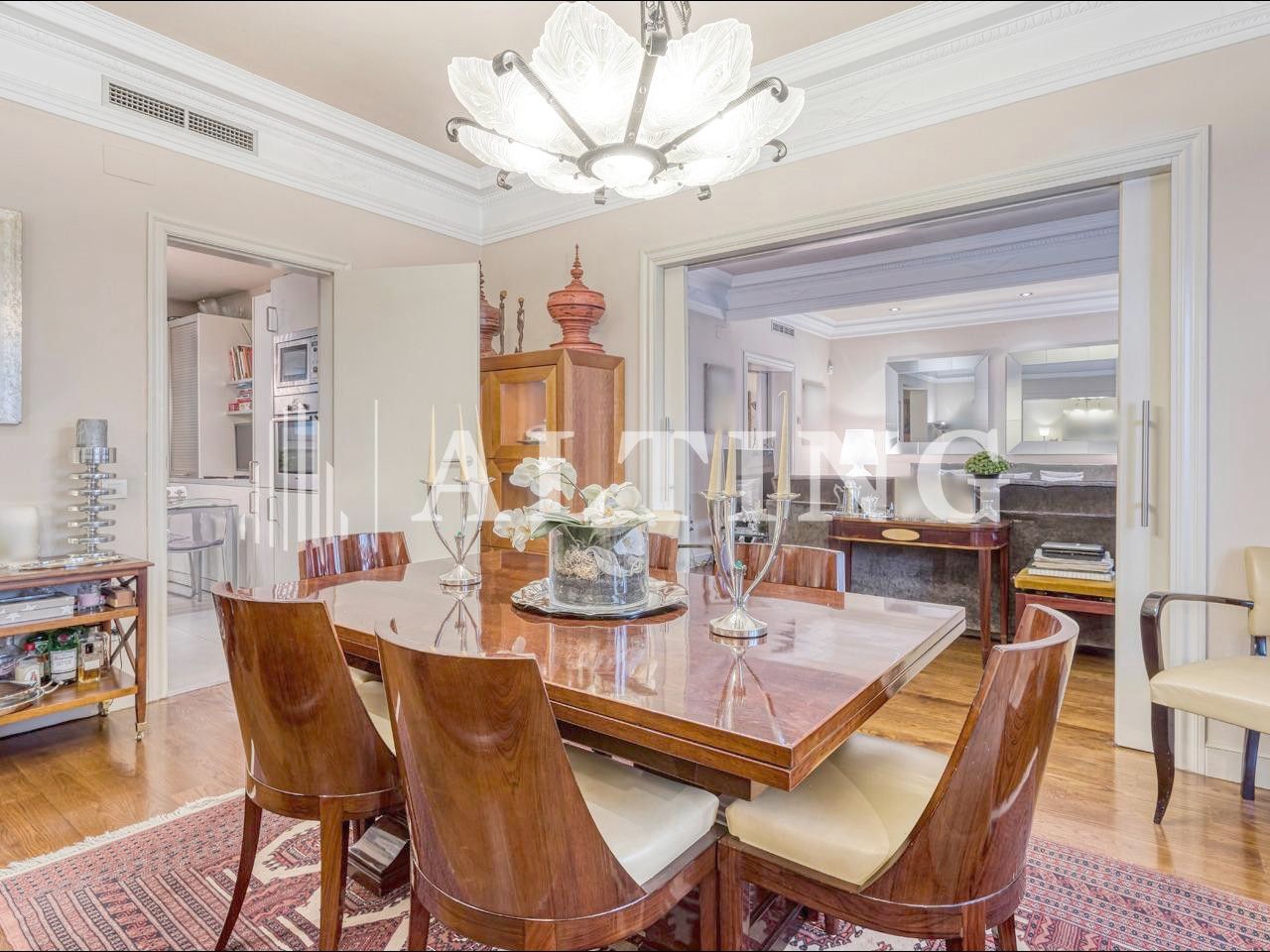 Menjador de Pis en venda en  Barcelona Capital amb Aire condicionat, Calefacció i Parquet