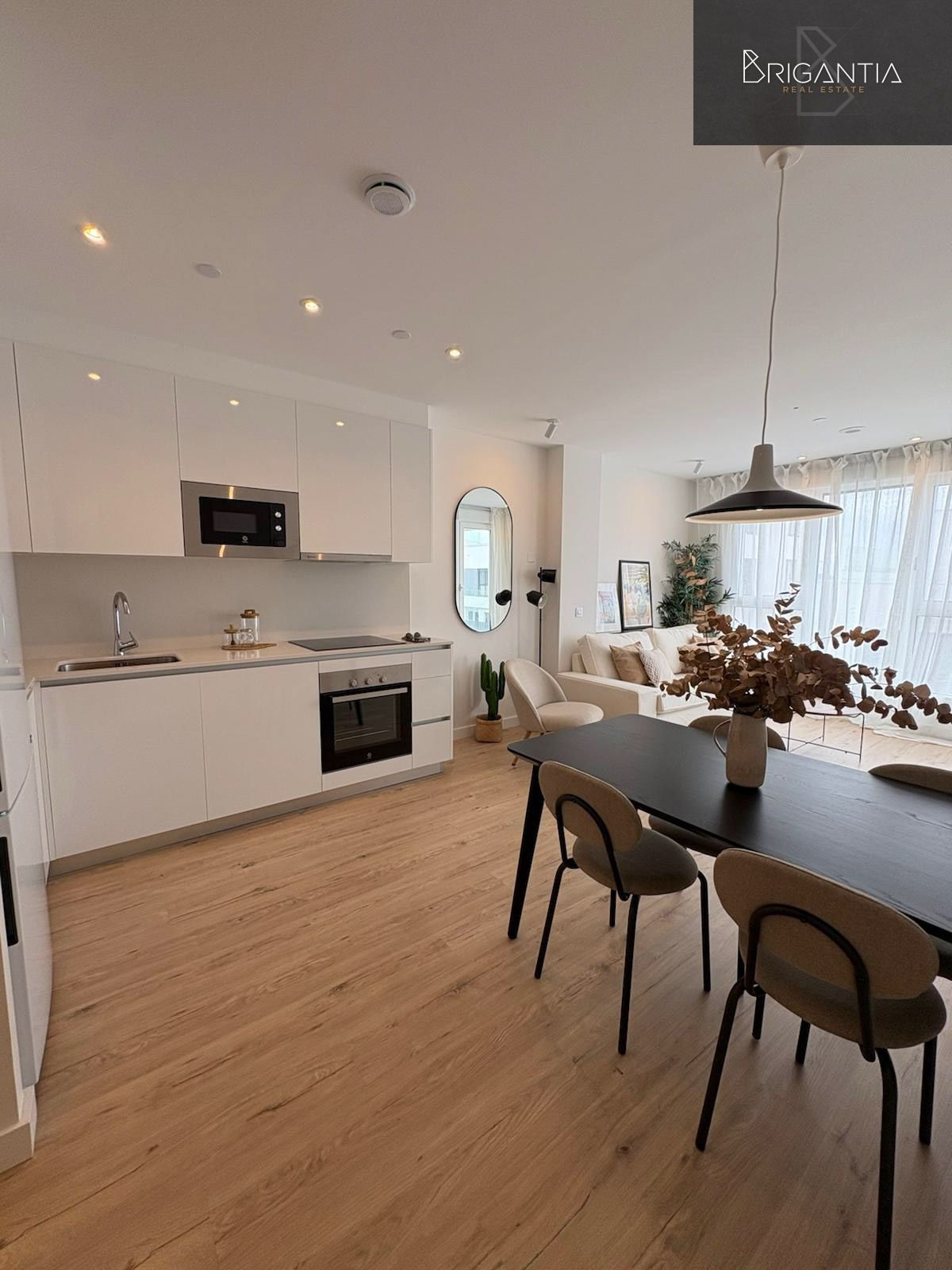 Kitchen of Apartment to rent in A Coruña Capital   with Air Conditioner, Heating and Terrace