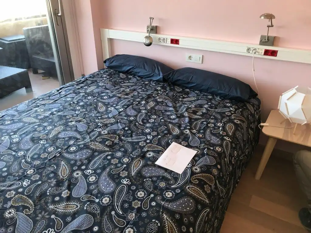 Schlafzimmer von Wohnung zur Miete in Cullera mit Klimaanlage, Terrasse und Möbliert