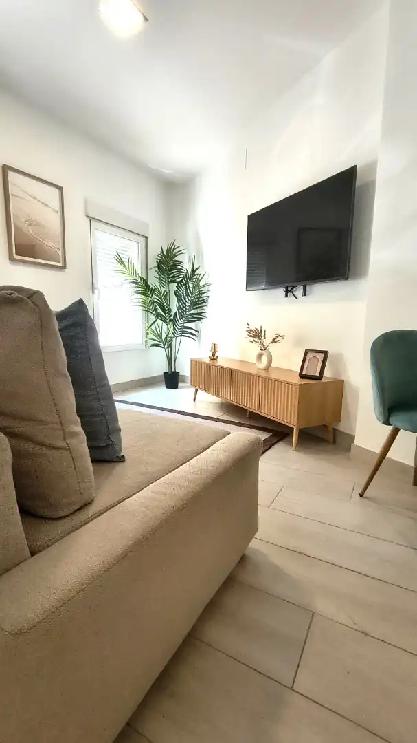 Wohnzimmer von Wohnung zur Miete in Madrid mit Klimaanlage, Heizung und Möbliert