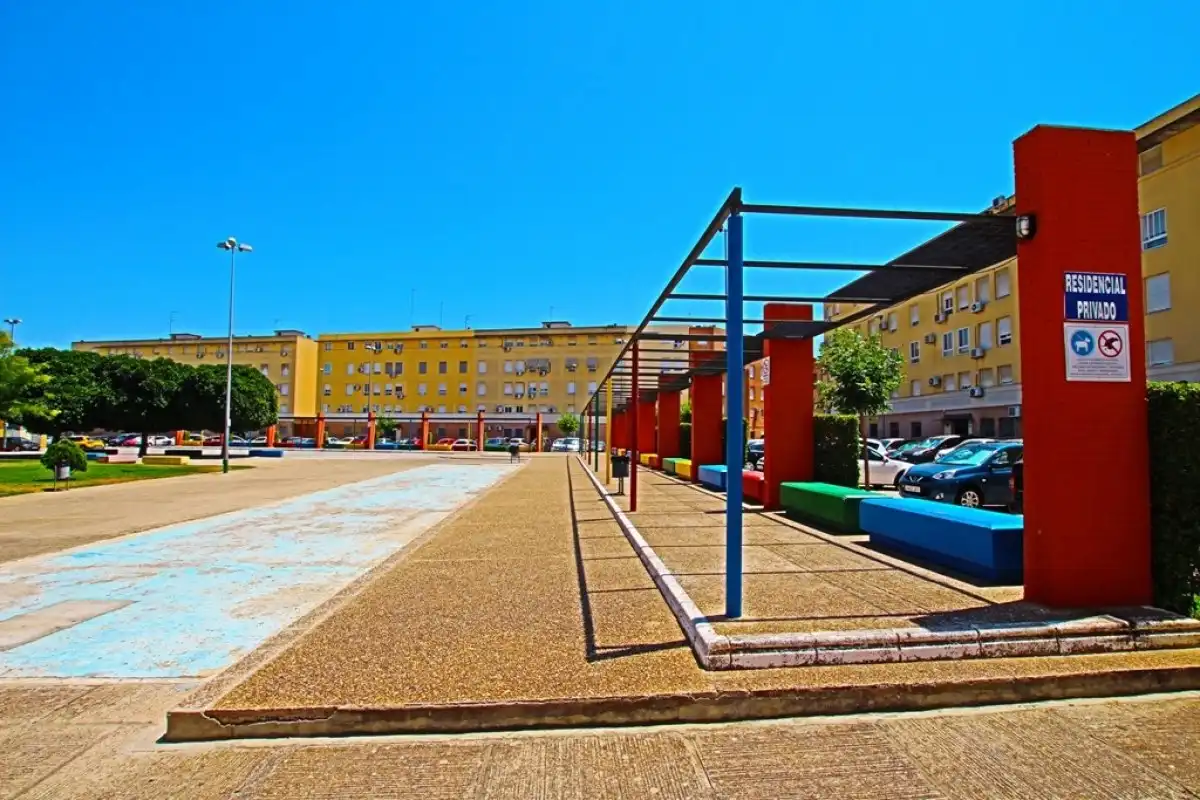 Vista exterior de Pis de lloguer en Jerez de la Frontera amb Aire condicionat i Moblat