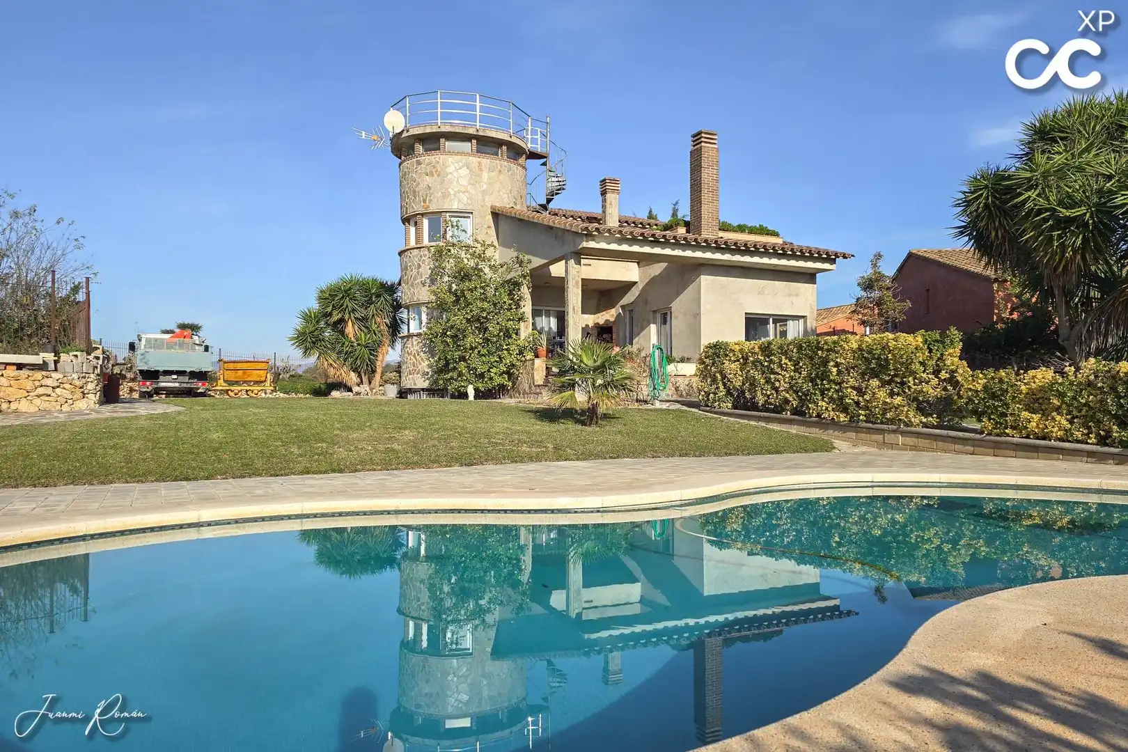 Exterior view of Houses for sale in Pedret i Marzà  with Heating, Private garden and Terrace