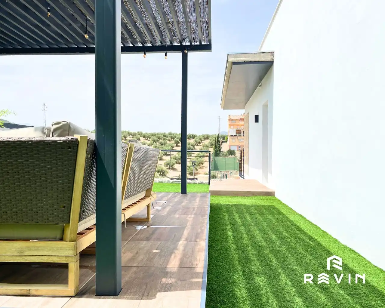 Terraza de Casa o chalet en venta en La Guardia de Jaén con Aire acondicionado, Calefacción y Jardín privado